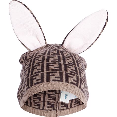 fendi bunny hat baby|fendi baby clothes.